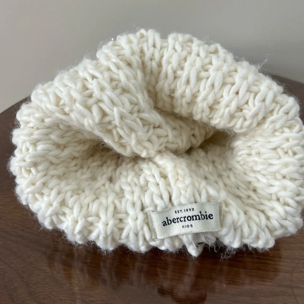 Abercrombie Kids Cream Knit Headband
